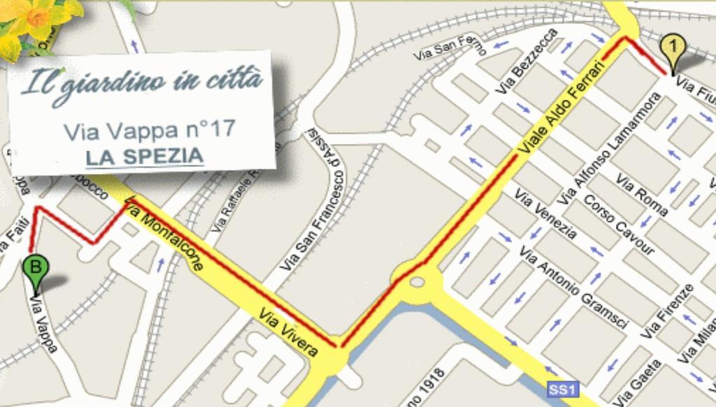 לה ספציה Guest House Il Giardino In Citta מראה חיצוני תמונה